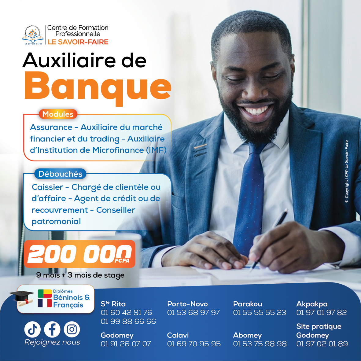 Photo de la filière (formation) Auxiliaire de banque
