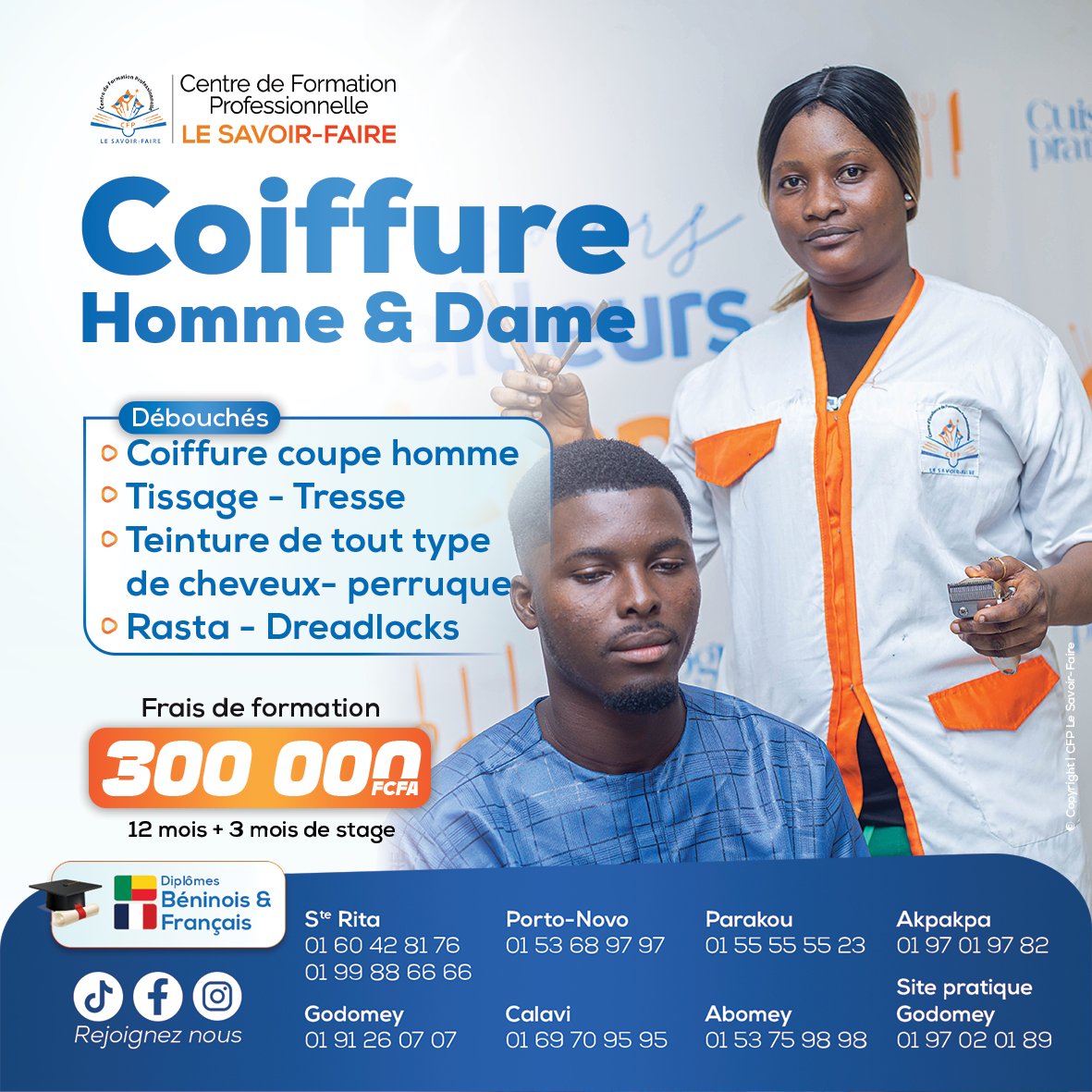 Photo de la filière (formation) Coiffure