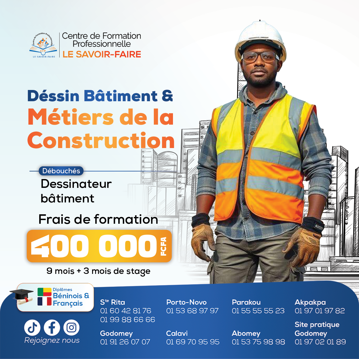 Photo de la filière (formation) Dessin bâtiment et métier de construction