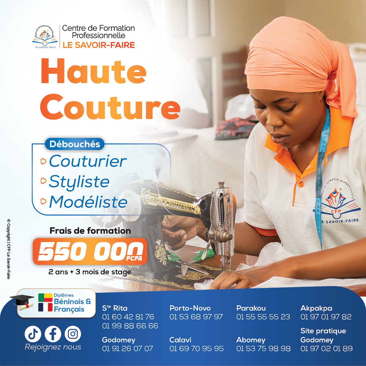 Image de la formation Haute couture Option classe de deuxième année