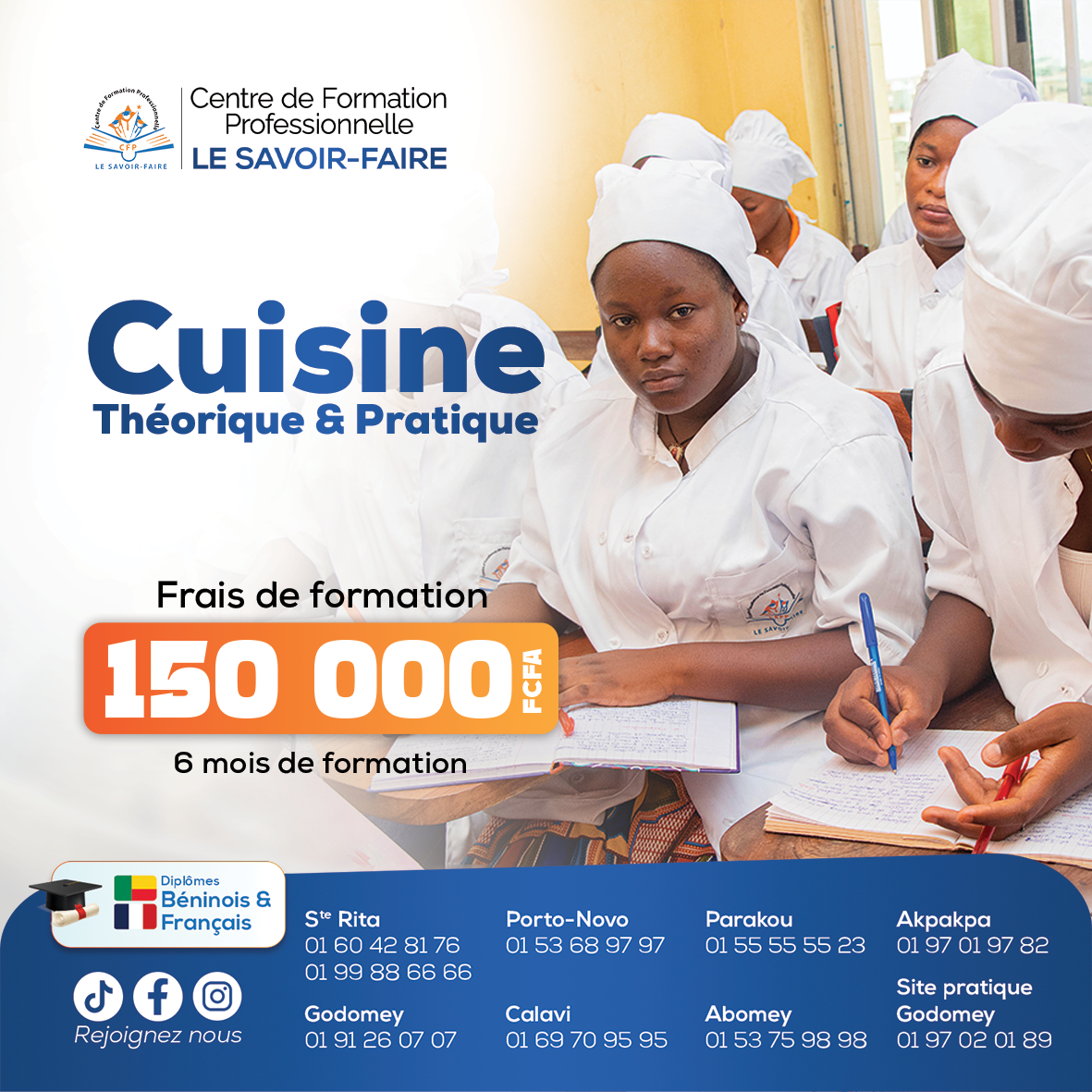 Image de la formation Hôtellerie et Restauration Option cuisine théorie et pratique