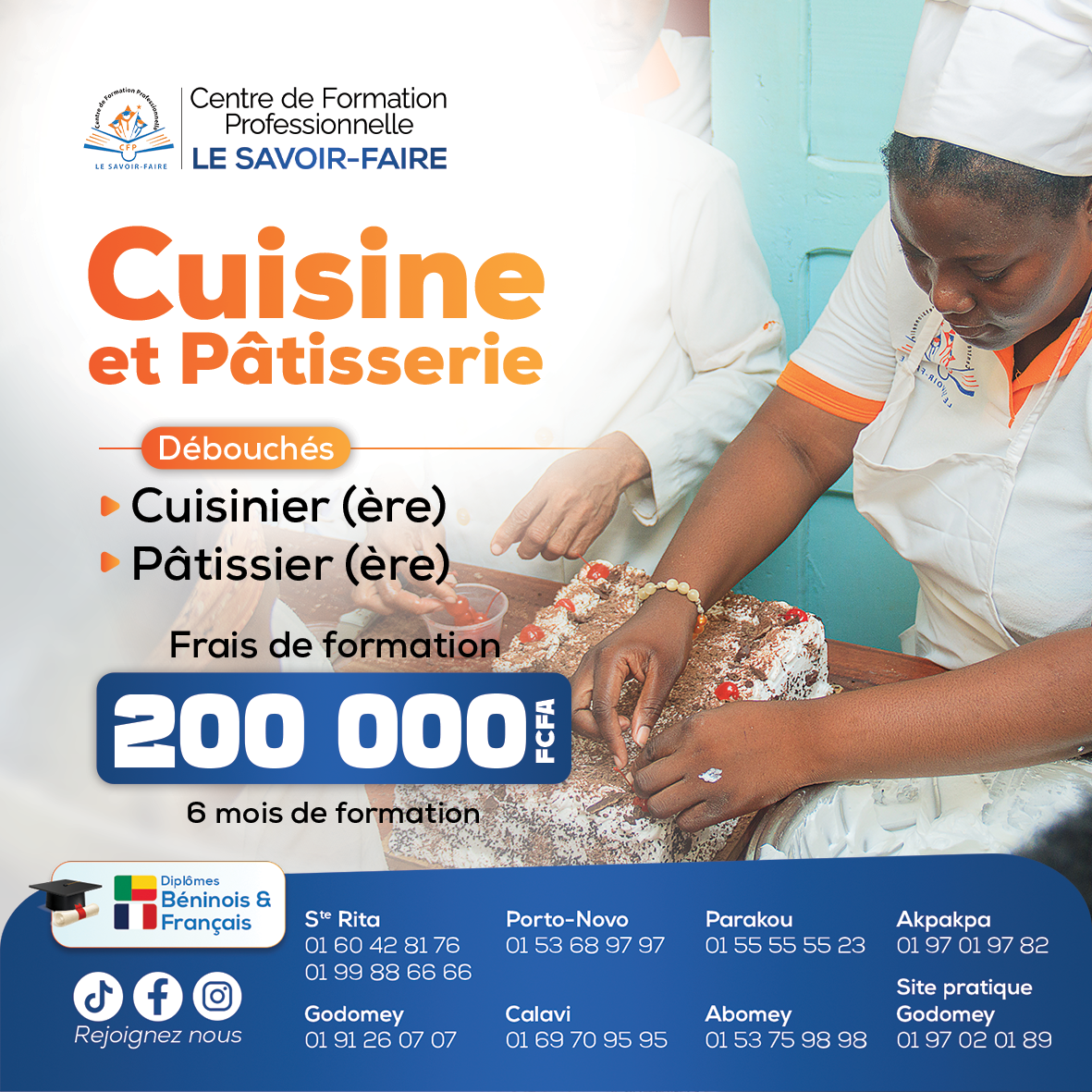 Image de la formation Hôtellerie et Restauration Option pâtisserie et cuisine