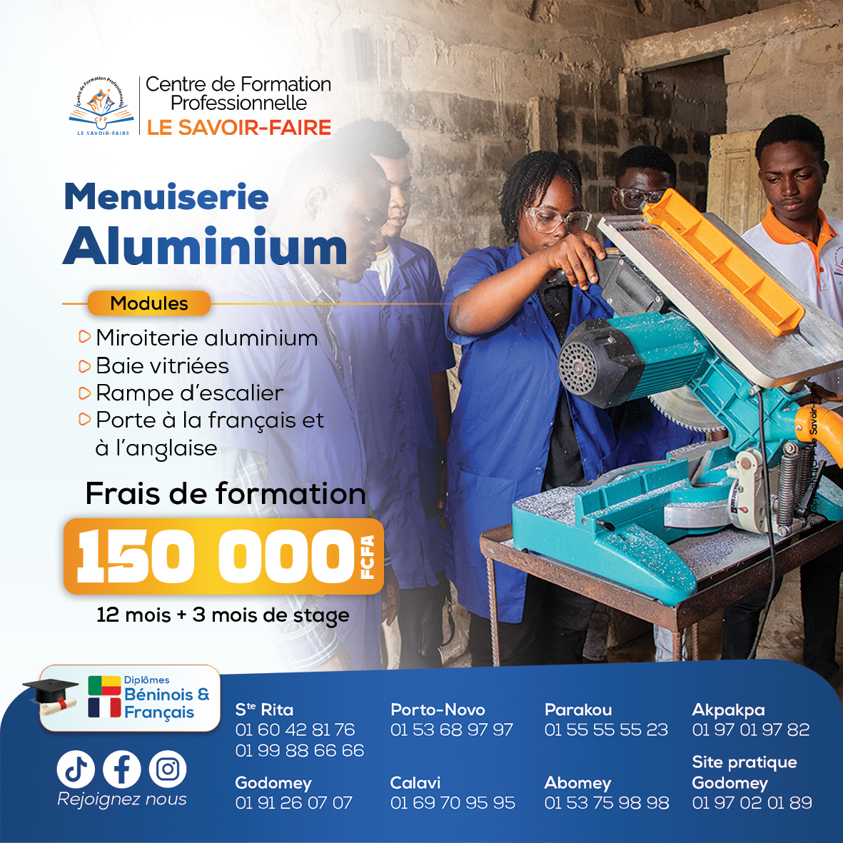 Image de la formation Menuiserie Option aluminium