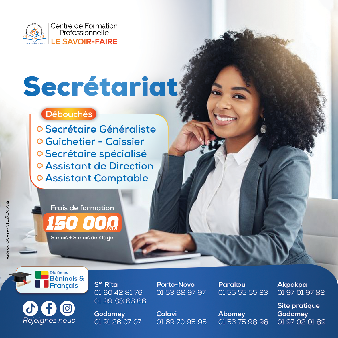 Image de la formation Secrétariat Option assistanat de direction - cours du jour
