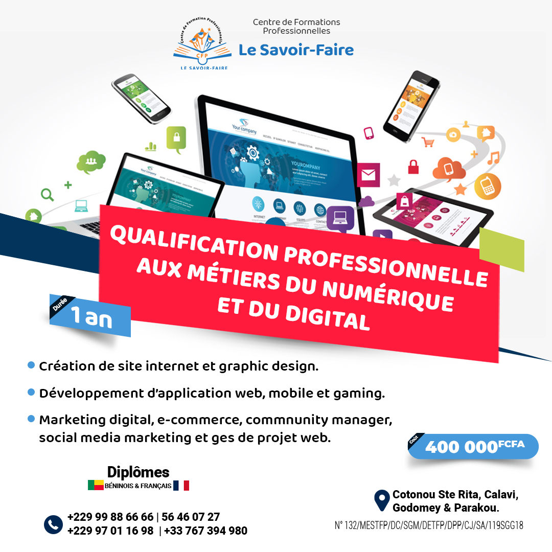 Image de la formation Création de site internet, développement web et mobile