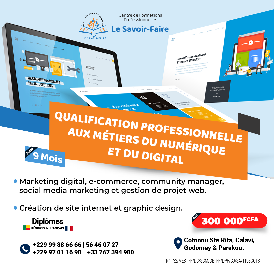 Image de la formation Création de site internet et de marketing digital